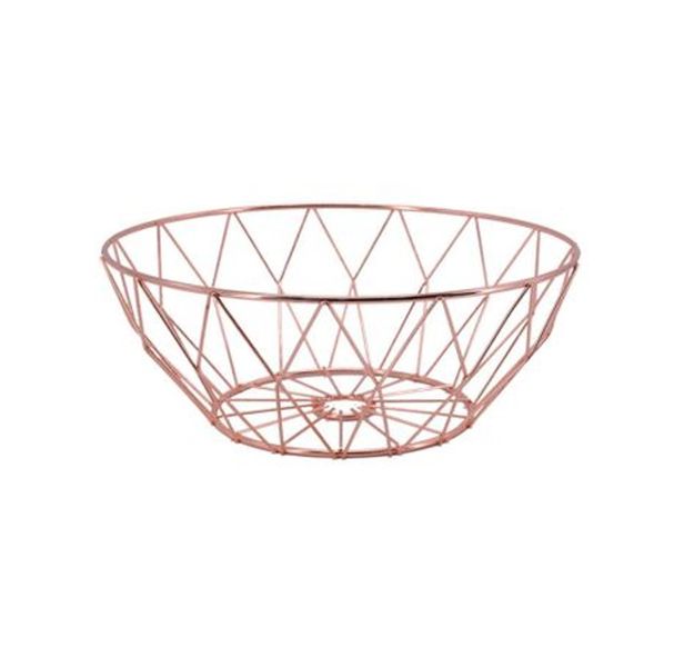 Fruit Basket Creative Vegetable Mesh Metal Bowl Kitchen Storage