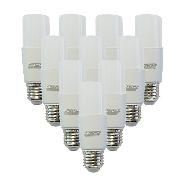 Major Tech T37 LED Lamp, Pack of 10 (LT37E27-7)