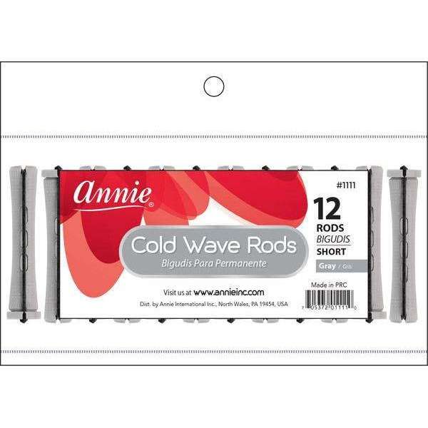 Annie Cold Wave Rod Short 12Ct Red- 6 Pack