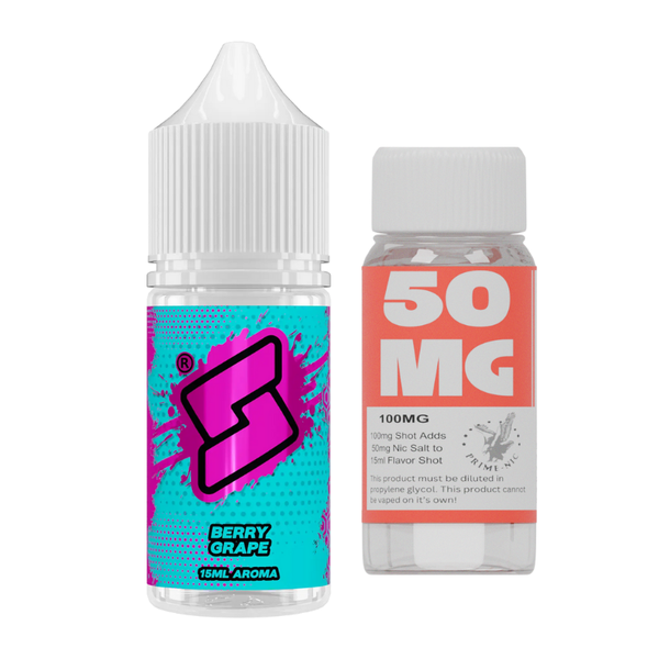 Bard x Vapour Mountain Berry Grape 50mg 30ml Longfill Kit
