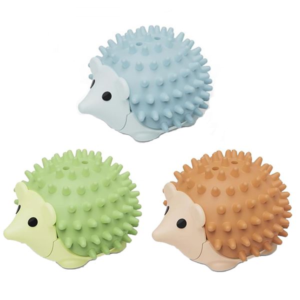3-Pack Hedgehog Cat Toys Catnip Balls for Rotatable Edible Cat Licking Ball
