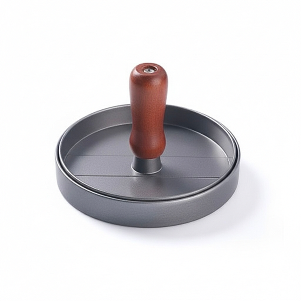 Circular Meat Patty Aluminium Press