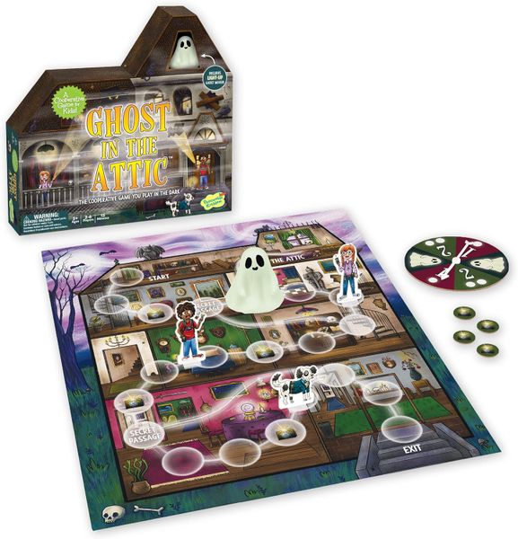 Peaceable Kingdom Ghost in the Attic Board Game