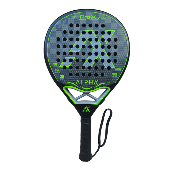 Alpha X 18k Padel Control Racket - Green