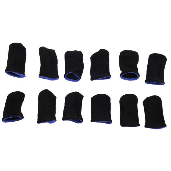 18-Pin Carbon Fiber Finger Sleeves for PUBG Mobile Games(12 Pcs)