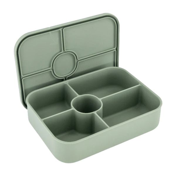 Bento Lunch Box Reusable Leak-Proof Meal Prep Silicone Snack Container