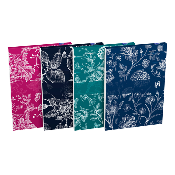 Oxford Romance A6 Notebook,160 Pages, Pack 10 Wirebound, Ruled, Scribzee