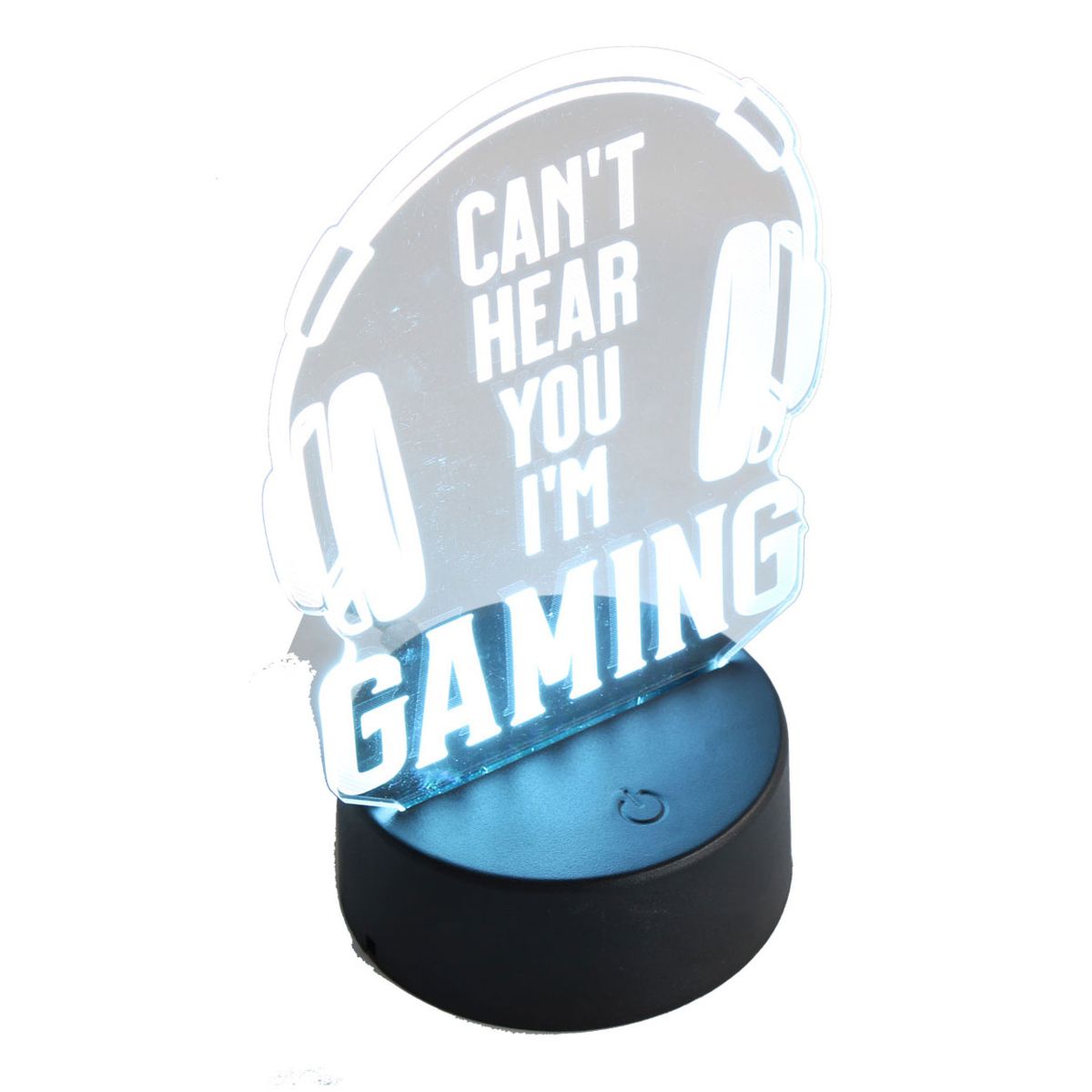 LED Desk Lamp - 3D Multicolour Gaming Bedside Night Light - Novelty Light