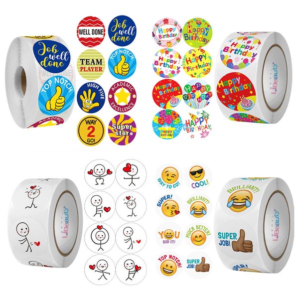 Libeauty 2000Pcs Stickers for Kids Classroom 24 Design Styles Teacher