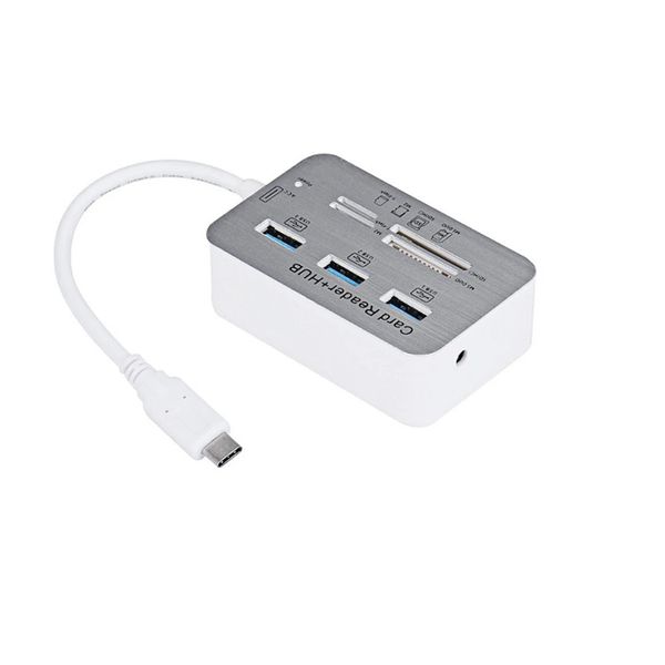 USB 3.0 Splitter Card Reader Computer Expansion, Multi Interface COMBO Card