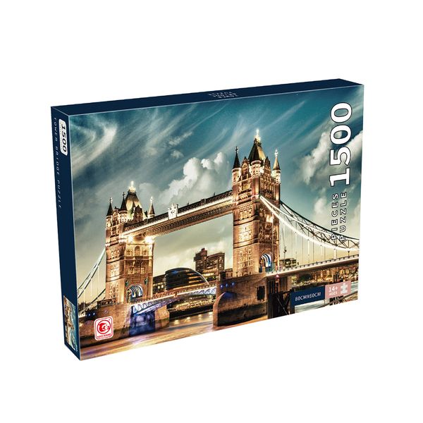 1500 Pieces Of Family Game Sunset Bridge Jigsaw Puzzle Toy