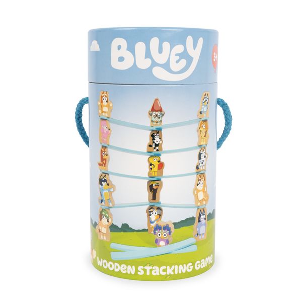 Bluey Wooden Stacking Game