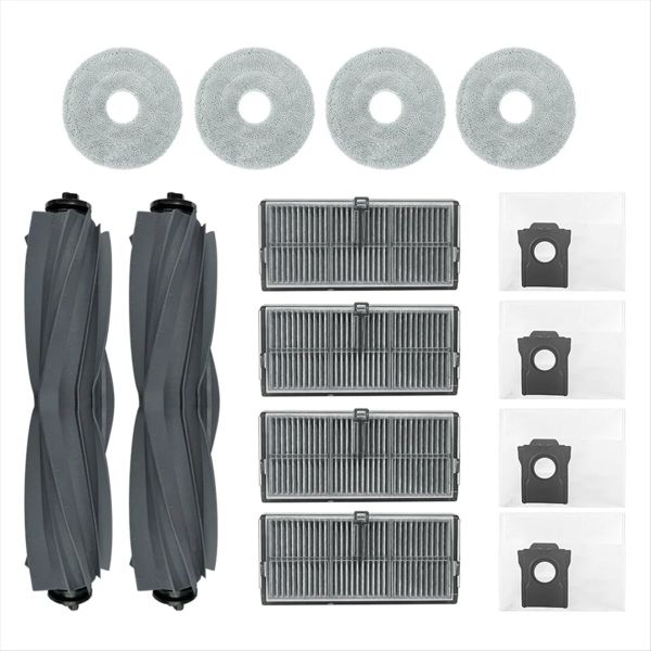 for Dreame X40 Pro Robot Vacuum Replacement Main Brush Compatible with None