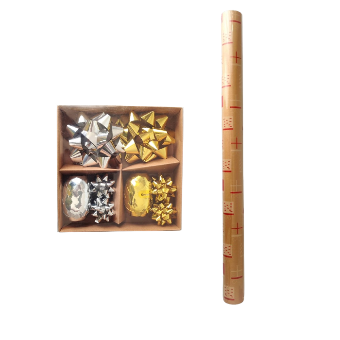 Christmas Gift Wrapping Paper , Ribbon & Bow Set Shop Today. Get it