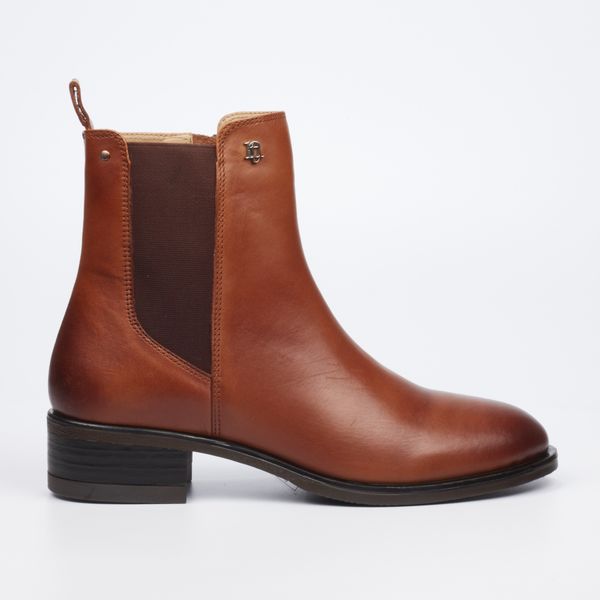 Nicci Tyler - Women's Tan Round Toe Rubber Sole Boots