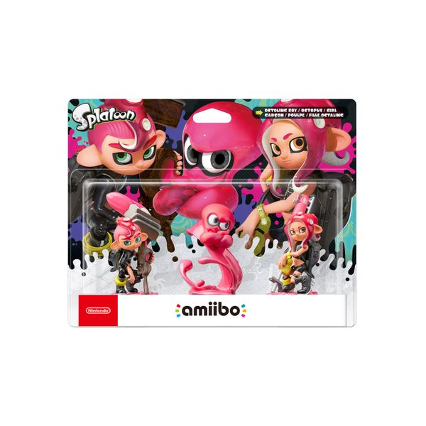 Amiibo Splatoon Collection Octoling Triple pack