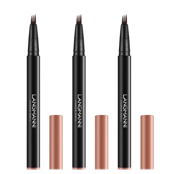 Eyebrow Pen - Wild Micro - 4Tip Prong Lasting Water Eyebrow Pencil
