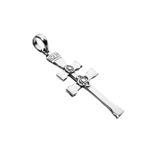 925 Sterling Silver Cross Pendant 3 cm x 1.6 cm