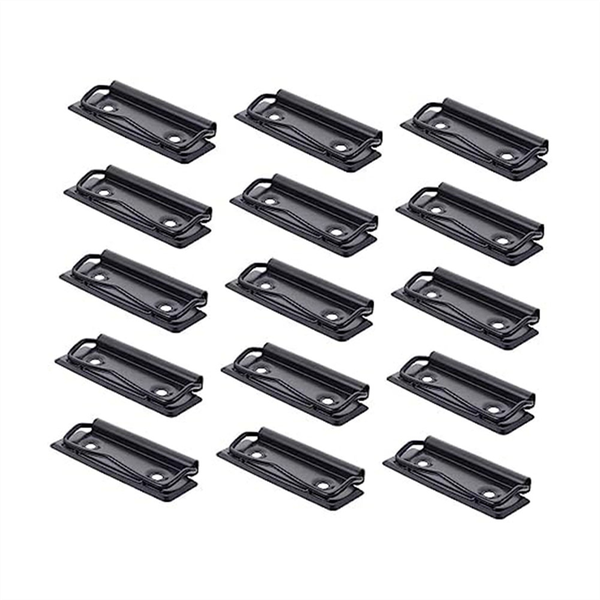 15Pcs Stationery Plate Holder Stainless Steel Clips