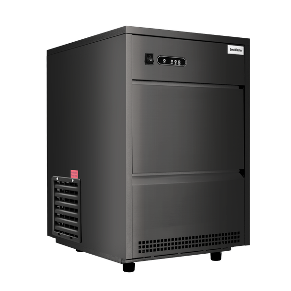 SnoMaster - 26Kg/24Hr Plumbed-In Bullet Type Ice-Maker (SM-26 (BLACK))