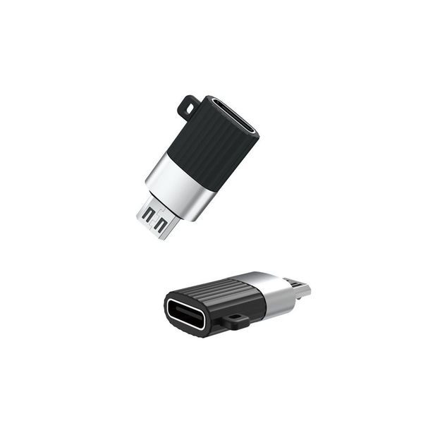 Type-C To Micro 2.4A OTG Mini Adapter For Data Transfer And Charging 2 In 1