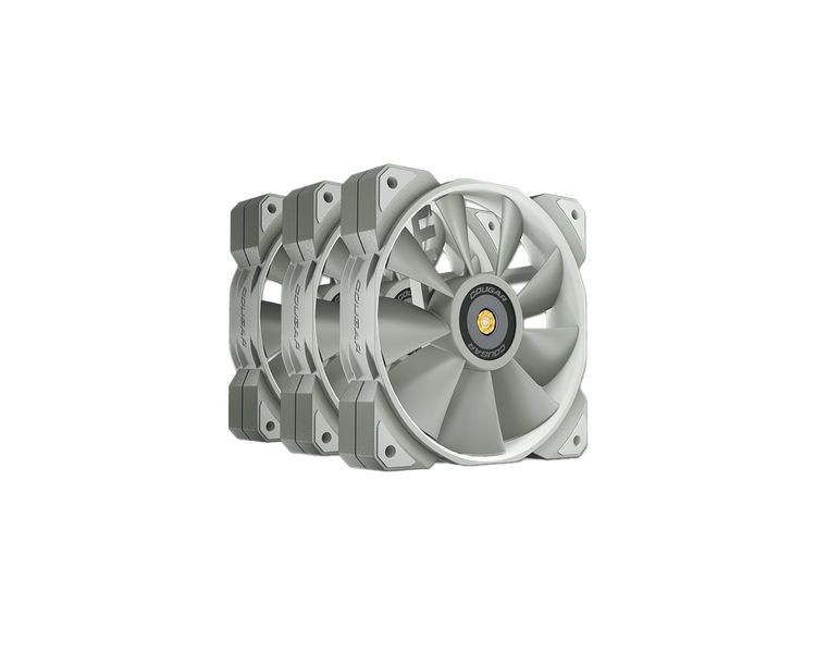 Cougar MHP 120 - 3 Fan Pack - High Performance Case Fan- White