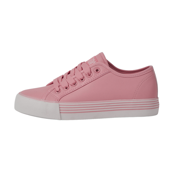 Tomy Ladies Pink PU Platform Sneaker