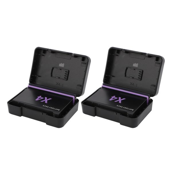 Compatible With X4 Fast Charger Hub With 2 Batts &amp; Card Slot