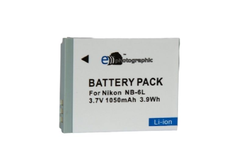 E Photographic NB-6L 1050 mAh Replacement Battery for Canon