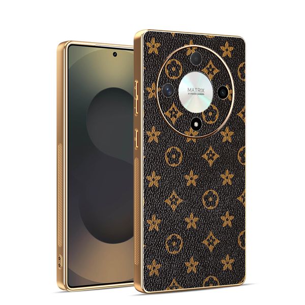 Leather Electroplated Phone Case Compatible With Honor 200 Lite