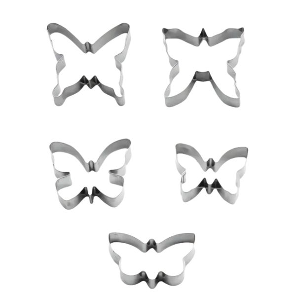 Butterfly Cookie Cutters Set - 5 Piece