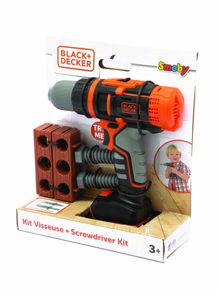 Smoby Black + Decker Cordless Screwdriver