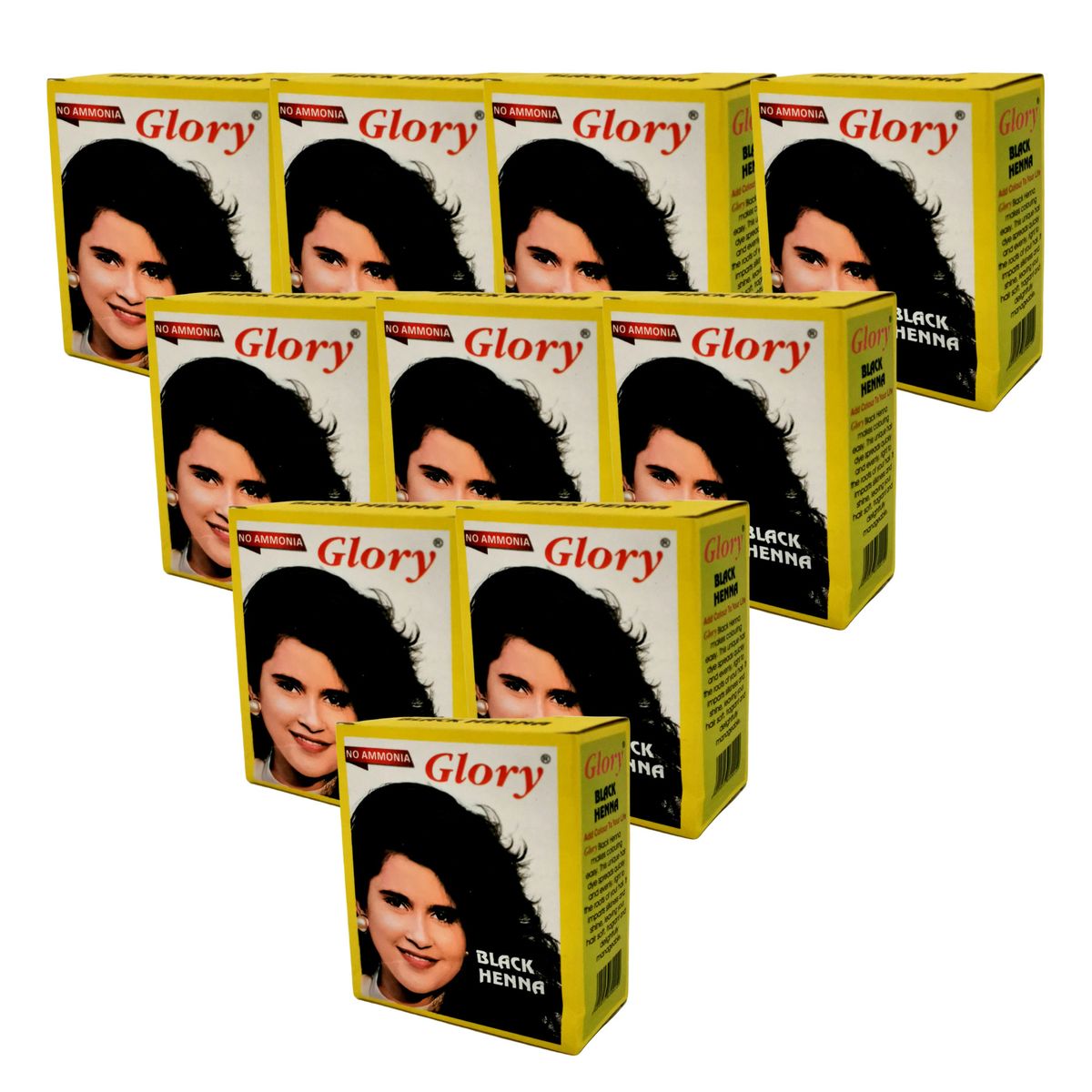 Glory Henna Natural Hair dye - Ammonia Free - Black - 10 Pack | Buy Online  in South Africa 