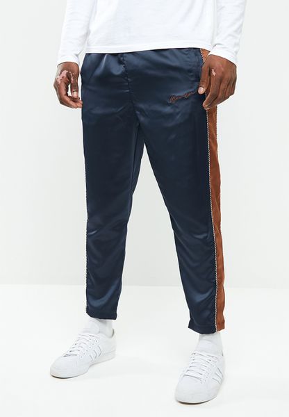 Men's Mennace Sateen Track Bottom - Navy