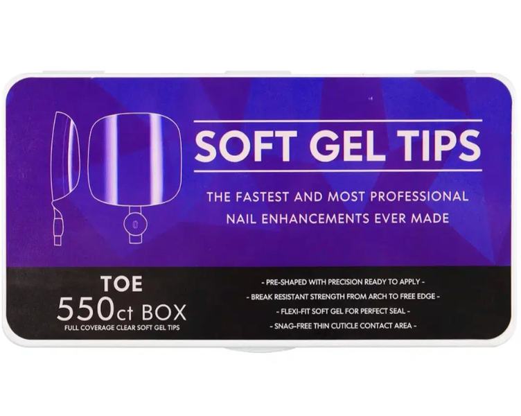 Soft Gel Tips Toe 550pcs