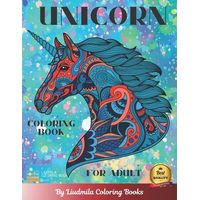 Unicorn Coloring Book for Adult: Beautiful Unicorns to ...