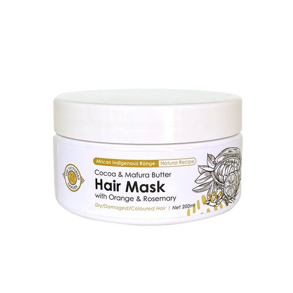 The Victorian Garden-Cocoa &amp; Mafura Butter Hair Mask with Orange &amp; Rosemary