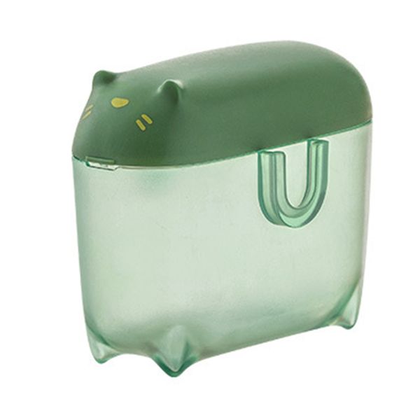 Cat Cable Storage Boxes for Charging Cable Wired Headphones Green