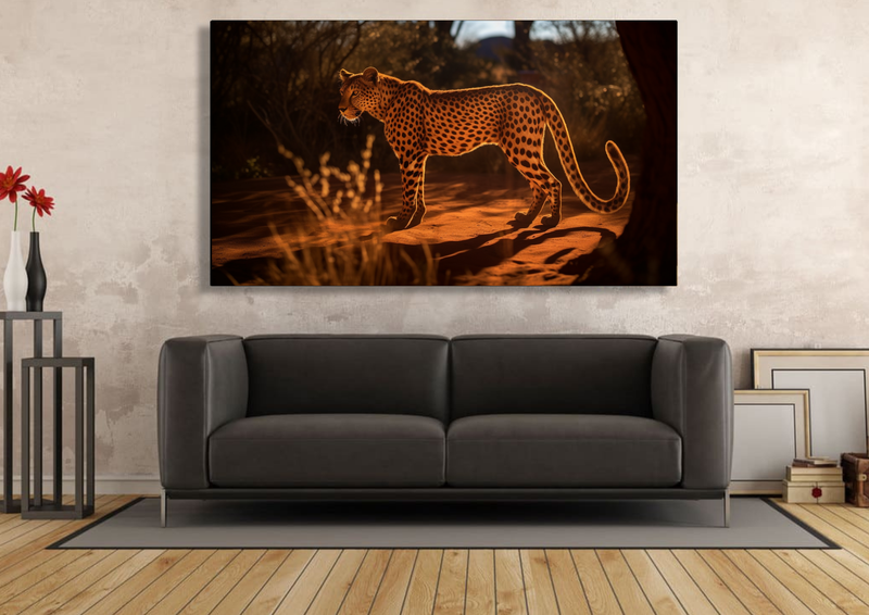 Cheetahs Shadowplay Abstract - Im0269 image