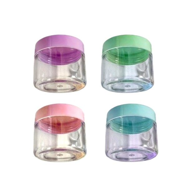 4 Piece - 20g Refillable &amp; Leak-Proof Plastic Containers - Multicolor