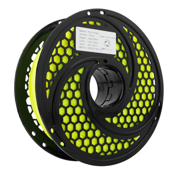 SA Filament PLA UV Neon Filament 1kg - Lunar Yellow