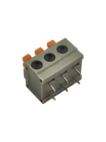 MRT1-P5-3E 5mm Screwless Spring Terminal Block 3-Way 12A 250V Green