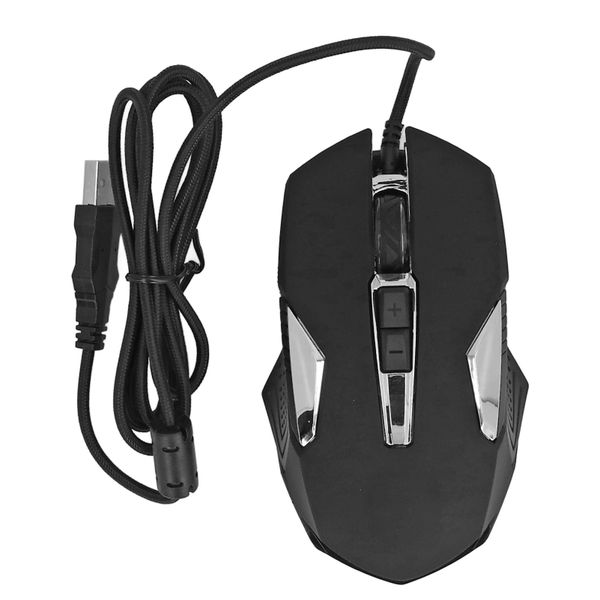 Wired Mouse Gaming Programmable 6400DPI Backlit