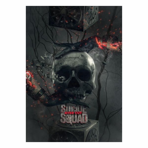 Suicide Squad Skull - A1 poster