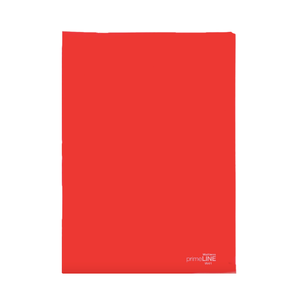 Primeline- Red Document Presentation Folder with Gusset CH311 W41 x 14