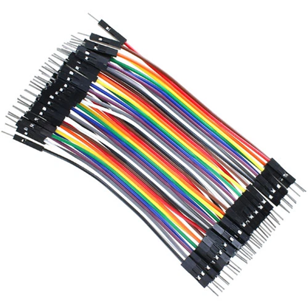 BSK Ribbon Cable Jumper 40W Male - Male 100mm