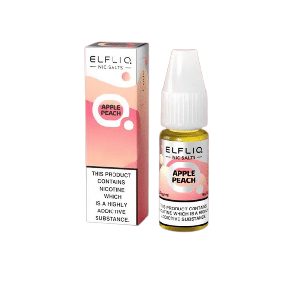 ELFLIQ Elf Bar (5%/50mg/30ml) Nicotine salt e-liquid - Apple Peach