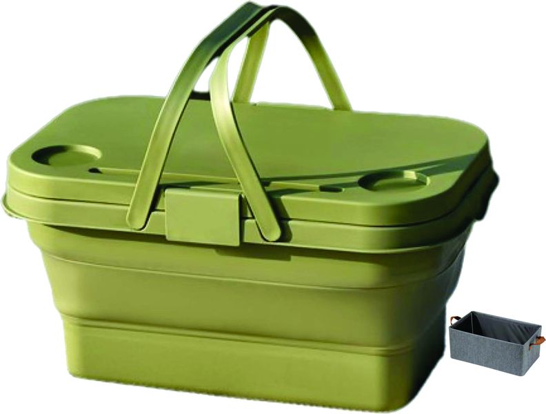 MultifunctionalPortableStorageBasket,OutdoorFoldablePicnicBasket,CampingBox