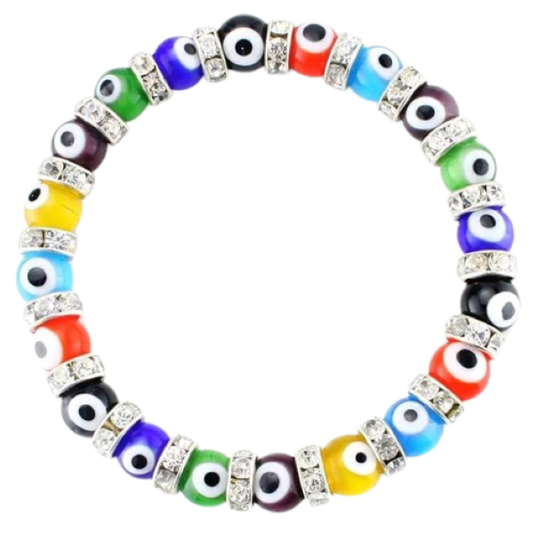 Men/Women Evil Eye Multicoloured Charm Lucky Bracelet Gift Shop Today