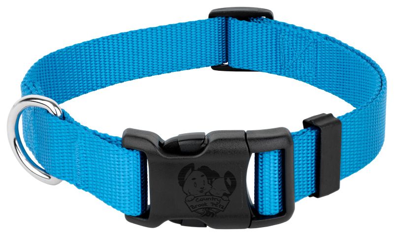 Durable Nylon Snap-N-Go Dog Collar - Sky Blue